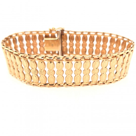Pre Owned Flat Link Bracelet ZX402 Pre Owned Flat Link Bracelet ZX402